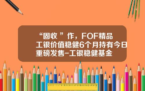 “固收+”作，FOF精品工银价值稳健6个月持有今日重磅发售-工银稳健基金