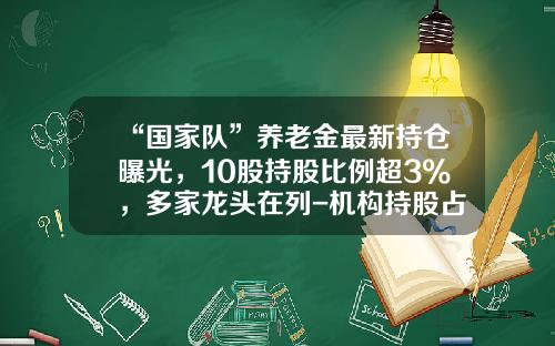 “国家队”养老金最新持仓曝光，10股持股比例超3%，多家龙头在列-机构持股占流通股的多少