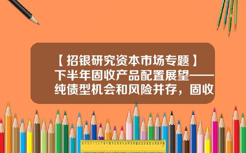 【招银研究资本市场专题】下半年固收产品配置展望——纯债型机会和风险并存，固收+和QDII固收型可增加收益弹性-基金中低风险