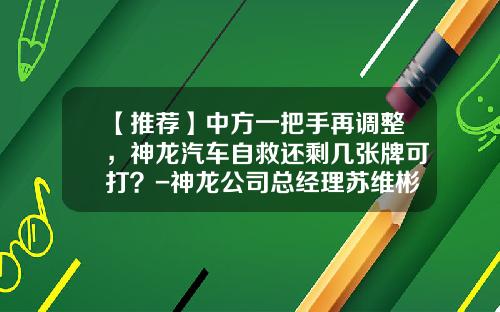 【推荐】中方一把手再调整，神龙汽车自救还剩几张牌可打？-神龙公司总经理苏维彬