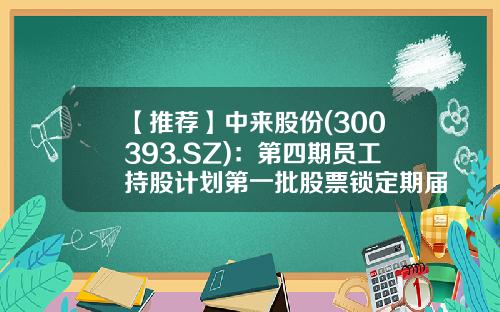 【推荐】中来股份(300393.SZ)：第四期员工持股计划第一批股票锁定期届满-300393员工持有多少股