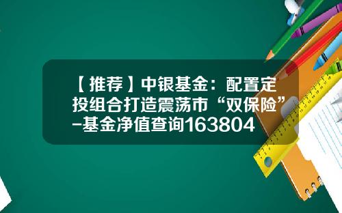 【推荐】中银基金：配置定投组合打造震荡市“双保险”-基金净值查询163804
