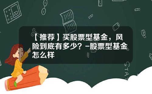【推荐】买股票型基金，风险到底有多少？-股票型基金怎么样