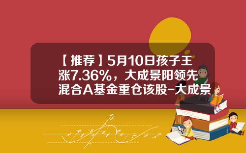 【推荐】5月10日孩子王涨7.36%，大成景阳领先混合A基金重仓该股-大成景阳基金今日净值