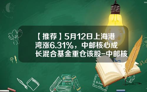 【推荐】5月12日上海港湾涨6.31%，中邮核心成长混合基金重仓该股-中邮核心优选基金净值