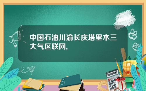 中国石油川渝长庆塔里木三大气区联网.
