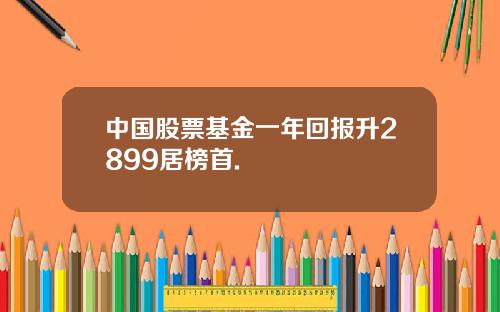 中国股票基金一年回报升2899居榜首.
