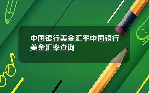 中国银行美金汇率中国银行美金汇率查询