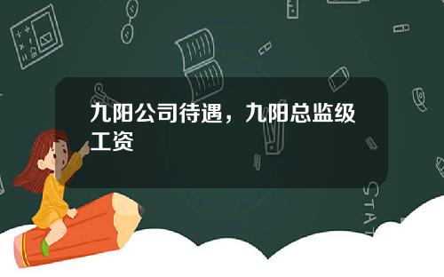 九阳公司待遇，九阳总监级工资