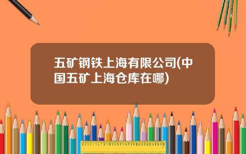五矿钢铁上海有限公司(中国五矿上海仓库在哪)