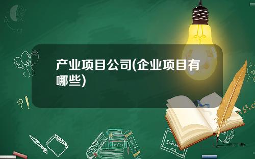 产业项目公司(企业项目有哪些)