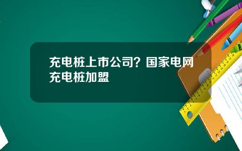 充电桩上市公司？国家电网充电桩加盟