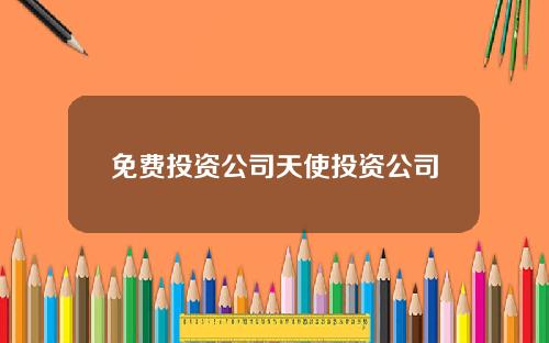 免费投资公司天使投资公司