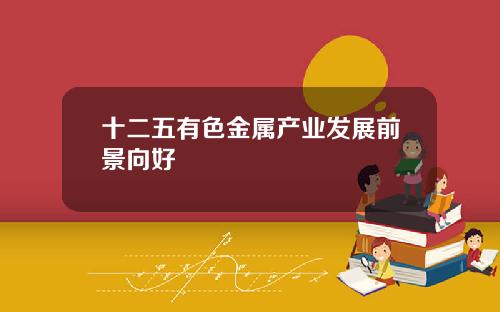 十二五有色金属产业发展前景向好