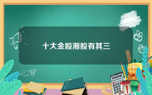 十大金股湘股有其三