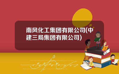 南风化工集团有限公司(中建三局集团有限公司)