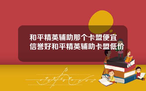 和平精英辅助那个卡盟便宜信誉好和平精英辅助卡盟低价