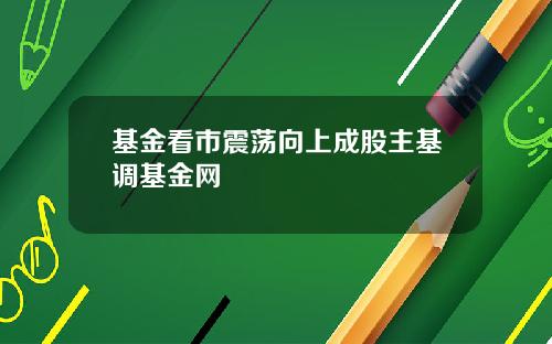 基金看市震荡向上成股主基调基金网