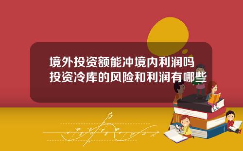 境外投资额能冲境内利润吗投资冷库的风险和利润有哪些