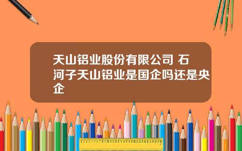 天山铝业股份有限公司 石河子天山铝业是国企吗还是央企