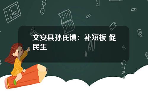 文安县孙氏镇：补短板 促民生