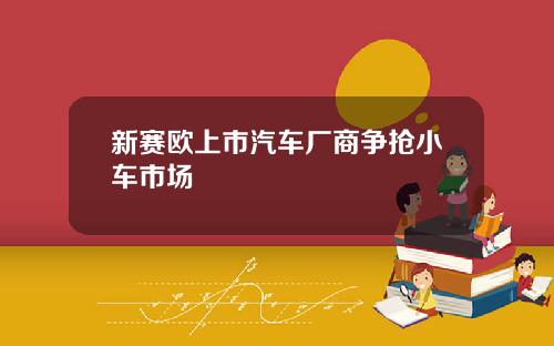 新赛欧上市汽车厂商争抢小车市场
