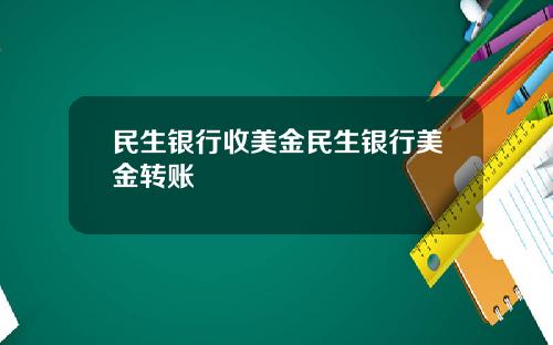 民生银行收美金民生银行美金转账