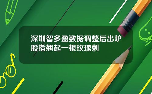 深圳智多盈数据调整后出炉股指翘起一根玫瑰刺
