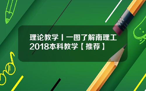 理论教学丨一图了解南理工2018本科教学【推荐】