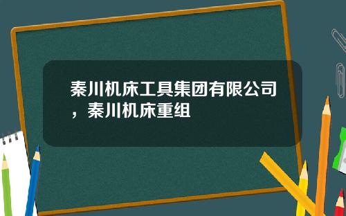 秦川机床工具集团有限公司，秦川机床重组