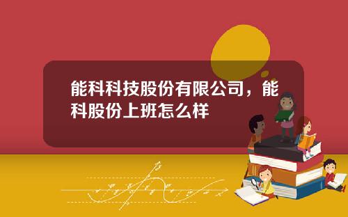 能科科技股份有限公司，能科股份上班怎么样
