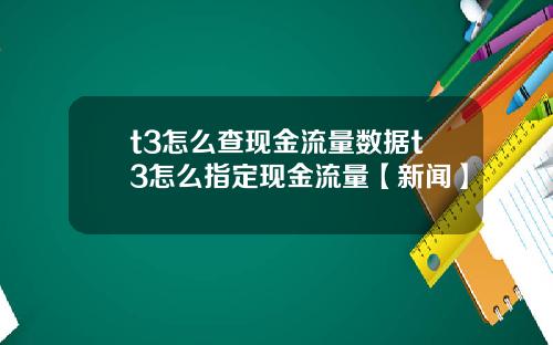 t3怎么查现金流量数据t3怎么指定现金流量【新闻】