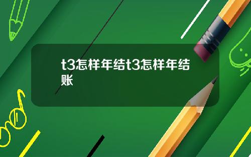 t3怎样年结t3怎样年结账