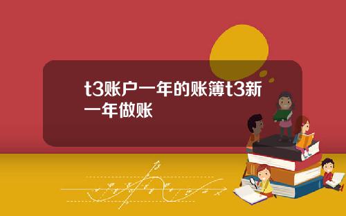 t3账户一年的账簿t3新一年做账