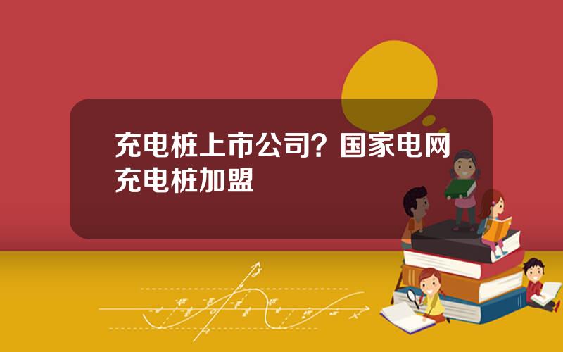 充电桩上市公司？国家电网充电桩加盟