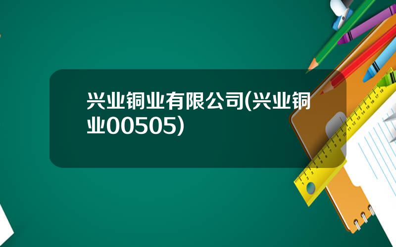 兴业铜业有限公司(兴业铜业00505)